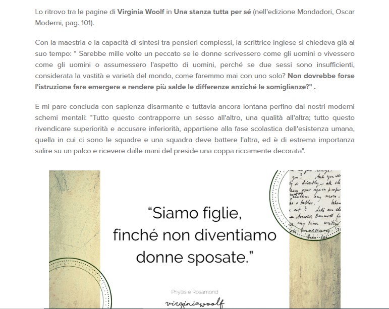 Leggolibri7 Maria Lovito Virginia Woolf Project III
