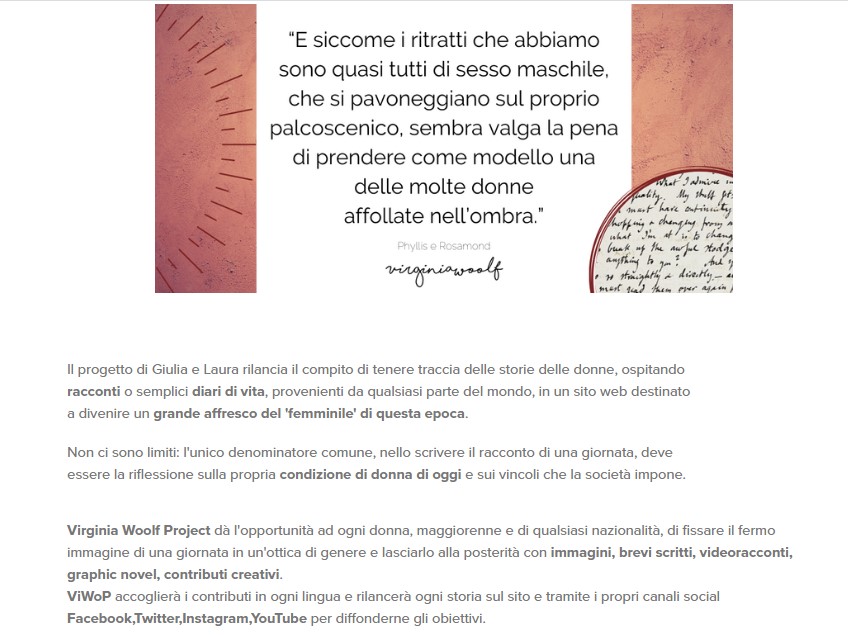 Leggolibri7 Maria Lovito Virginia Woolf Project VI